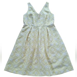 NWOT Anthropologie Moulinette Soeurs Embroidered Fit & Flare Midi Dress 12